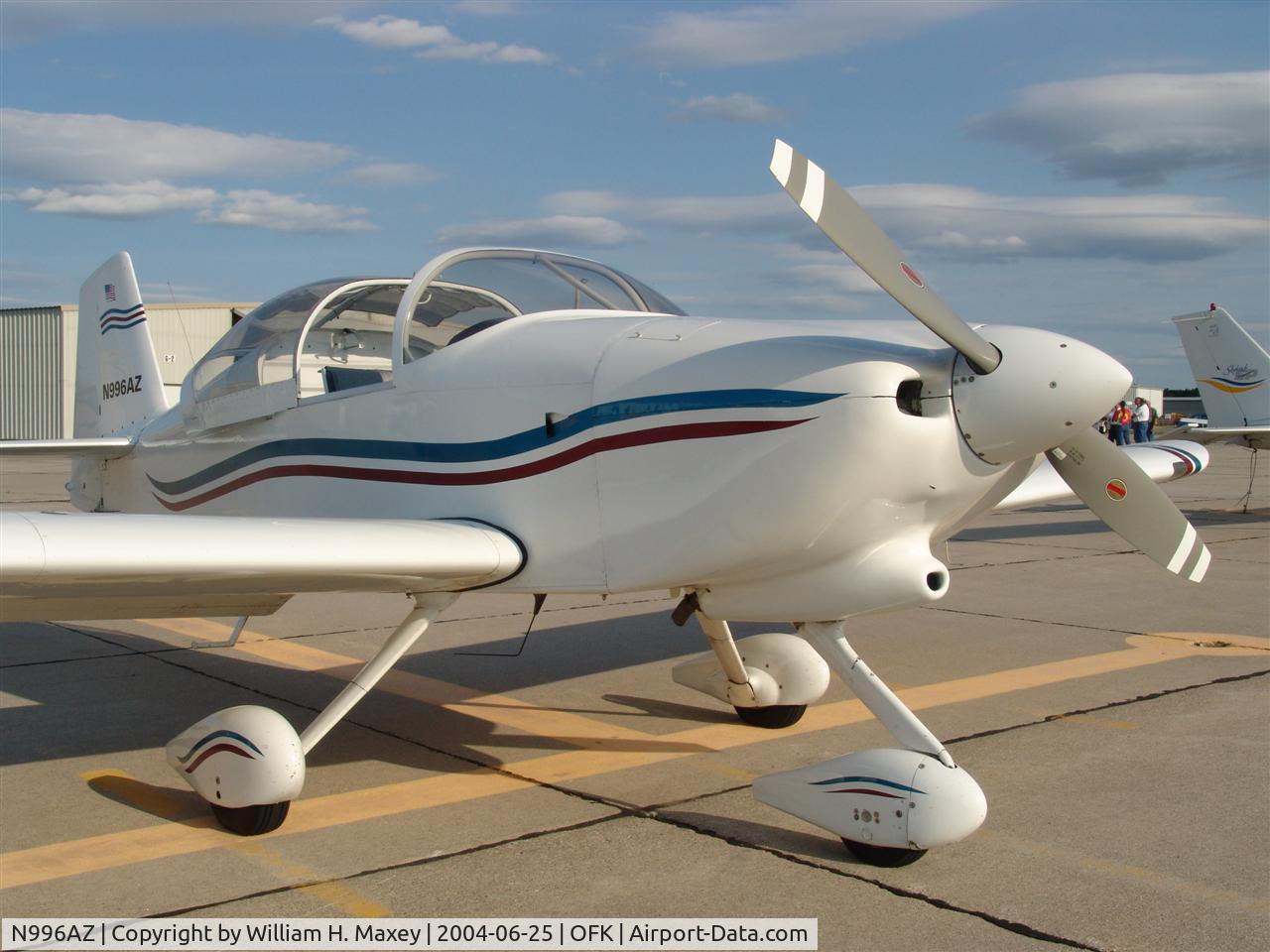 N996AZ, 1999 Vans RV-6A C/N 23673, RV-6 at Norfolk, NE