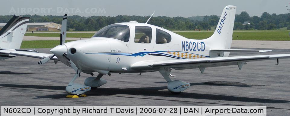 N602CD, 2005 Cirrus SR22 G2 C/N 1398, 2005 Cirrus SR22 in Danville Va.