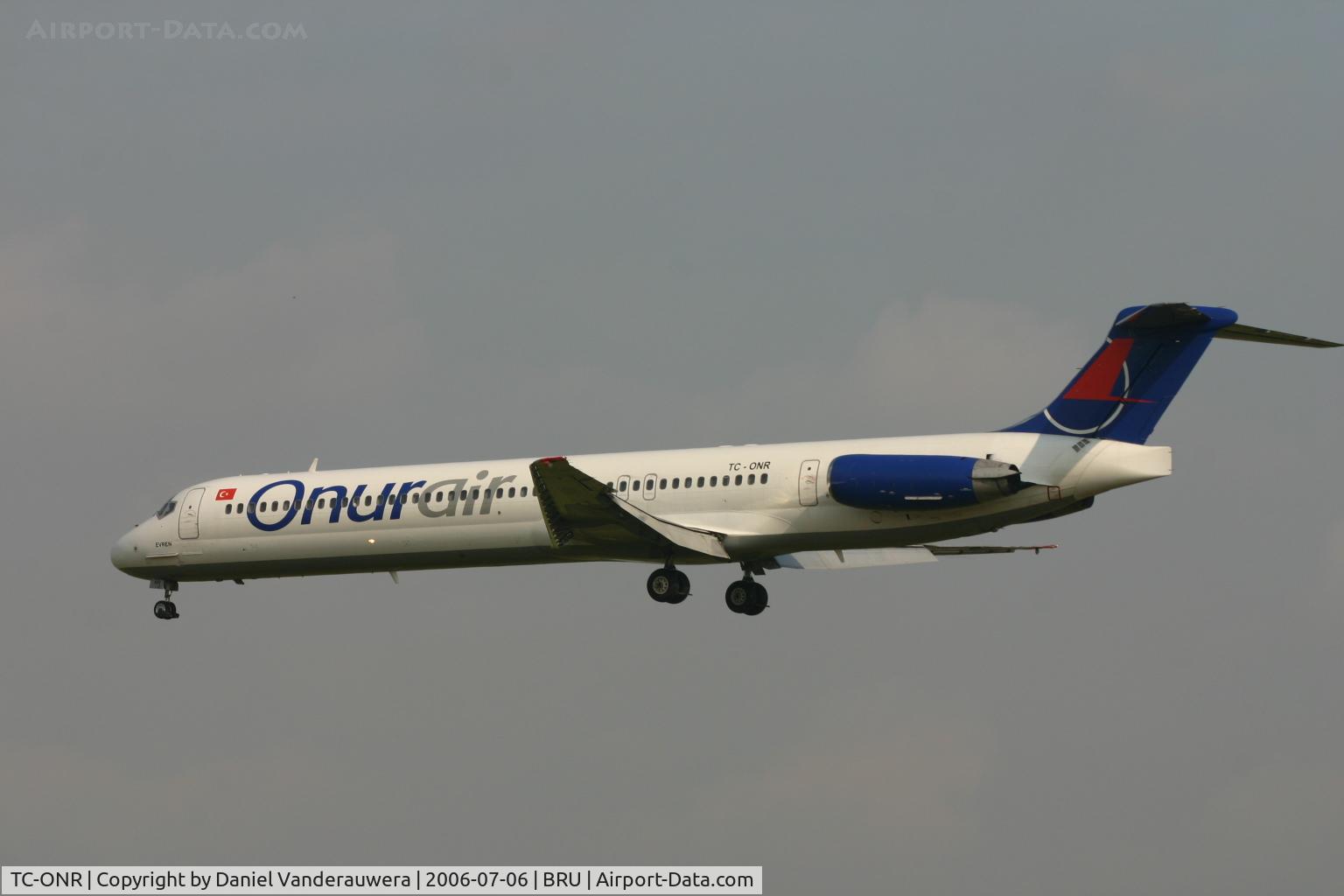 TC-ONR, 1997 McDonnell Douglas MD-88 C/N 53550, arrival of flight OHY4365