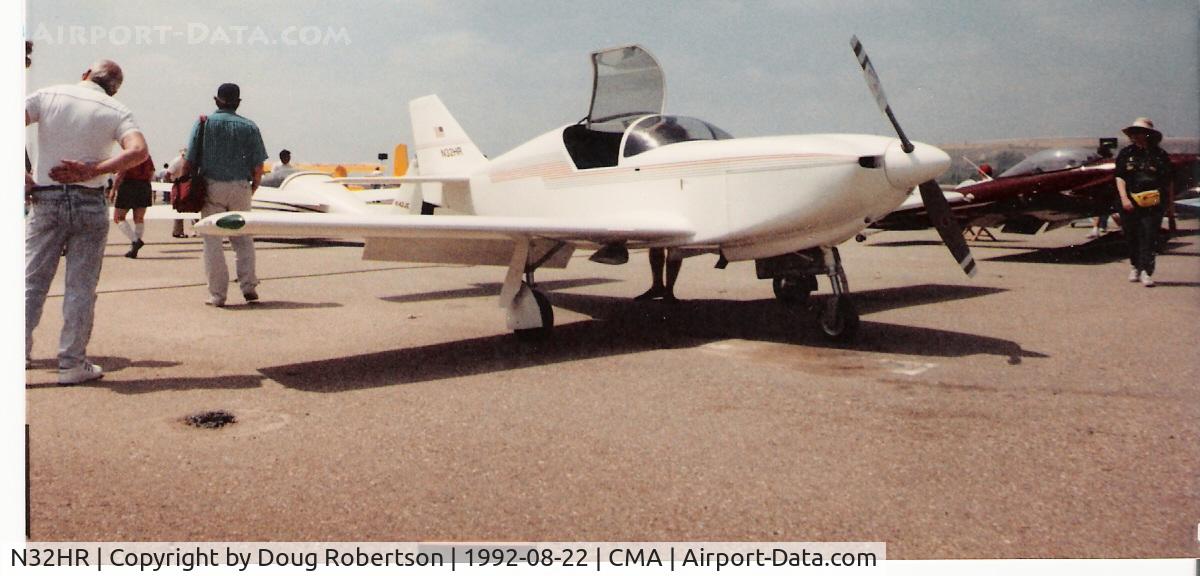 N32HR, 1988 Stoddard-Hamilton Glasair SH-2R C/N 383, 1988 Ruhe GLASAIR SH 2R, Lycoming O-320