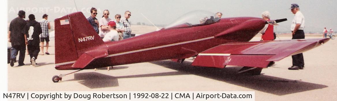 N47RV, 1988 Vans RV-3 C/N 50, Ayers VAN'S RV-3