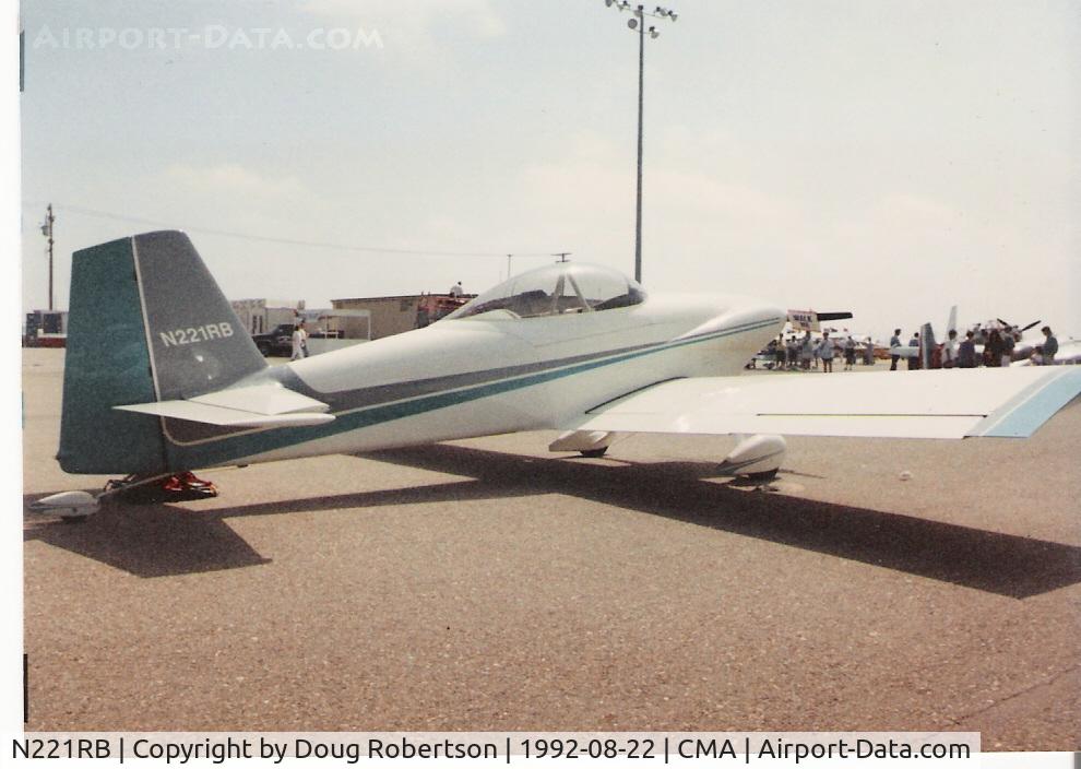 N221RB, 1992 Vans RV-4 C/N 1157, 1992 Bruce VAN'S RV-4, Lycoming O-320