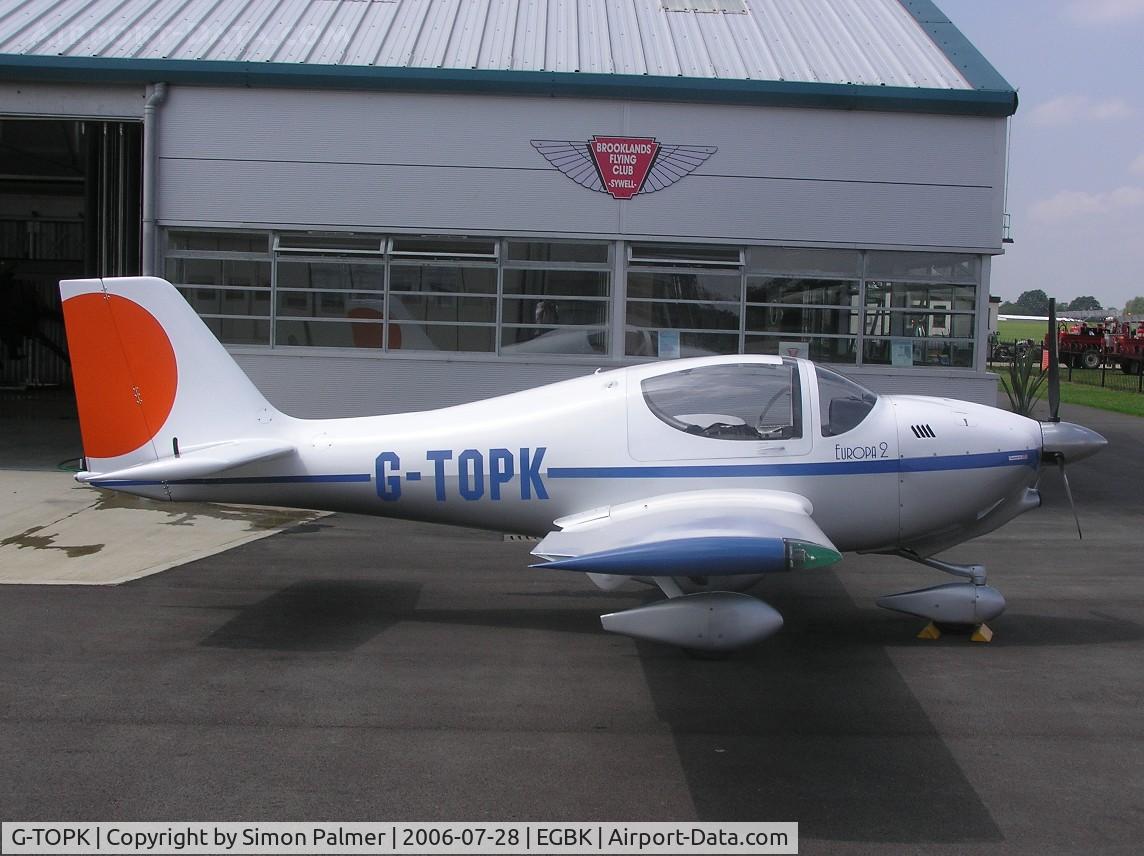 G-TOPK, 2004 Europa XS Tri-Gear C/N PFA 247-14193, Europa 2 at Sywell
