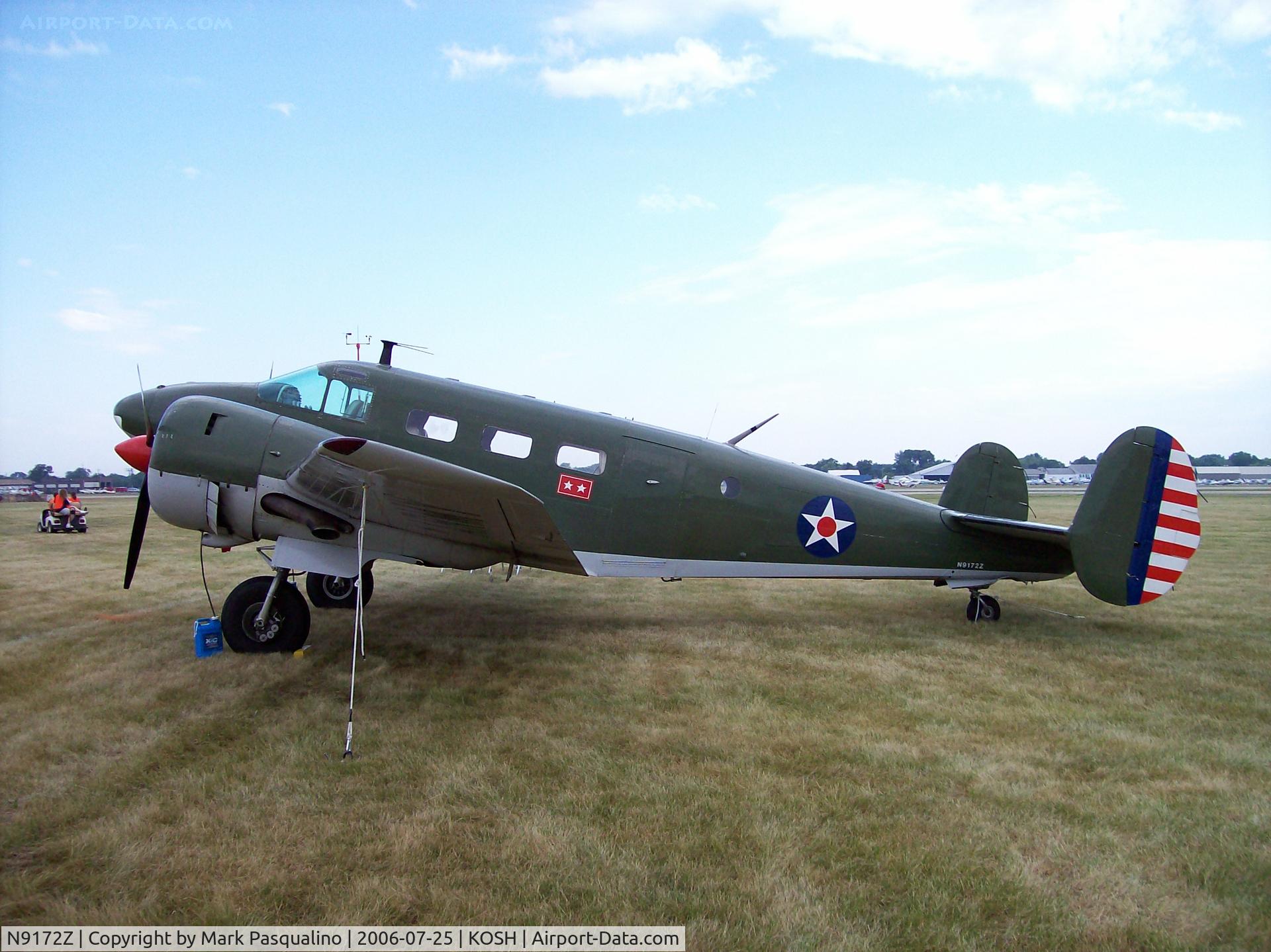 N9172Z, 1952 Beech C-45H Expeditor C/N AF-604, Beech C-45H
