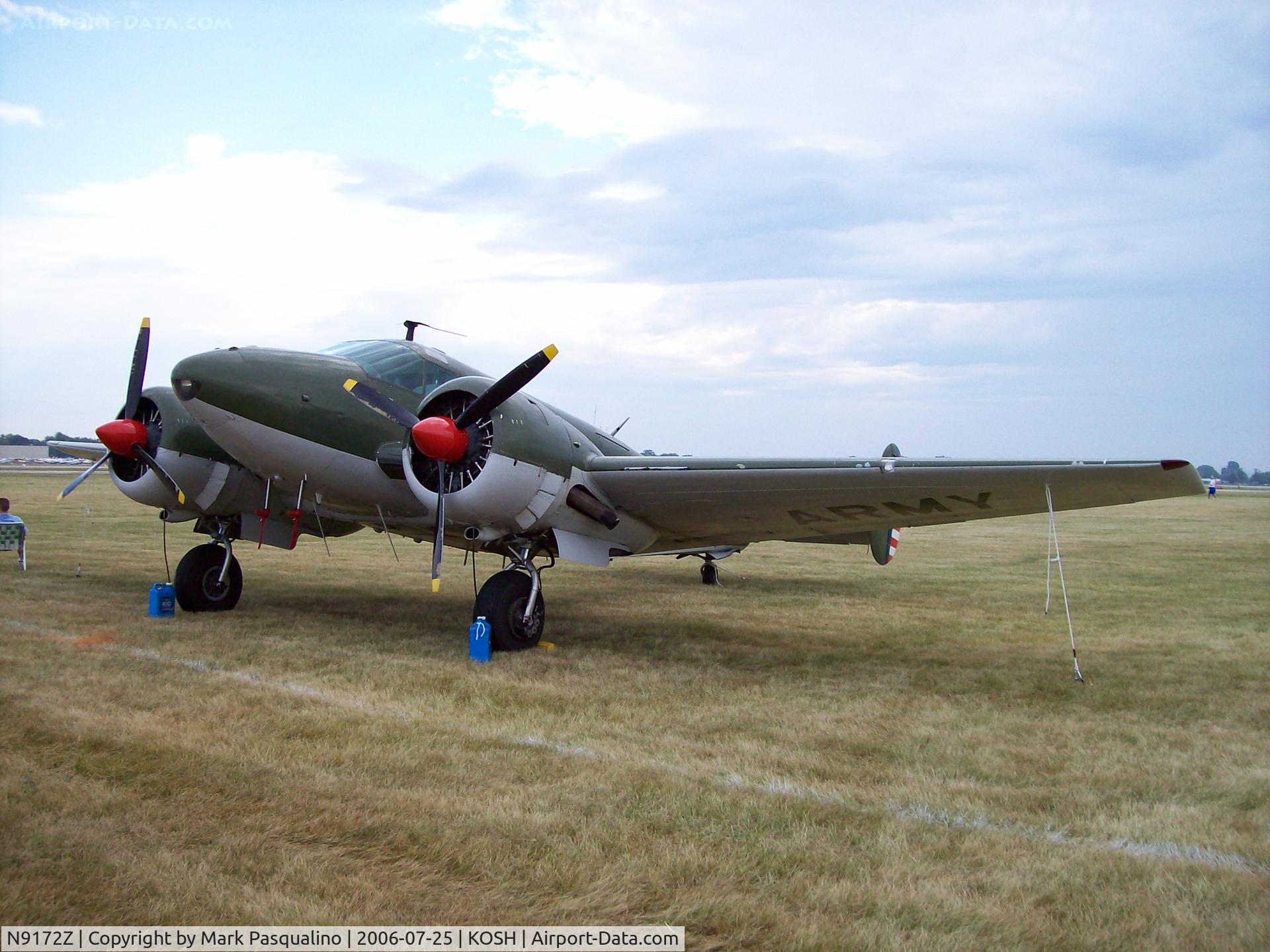 N9172Z, 1952 Beech C-45H Expeditor C/N AF-604, Beech C-45H