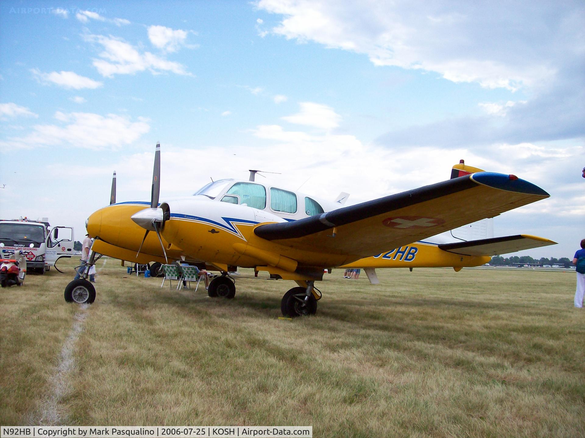 N92HB, 1957 Beech E50 Twin Bonanza C/N EH-57, Beech E50