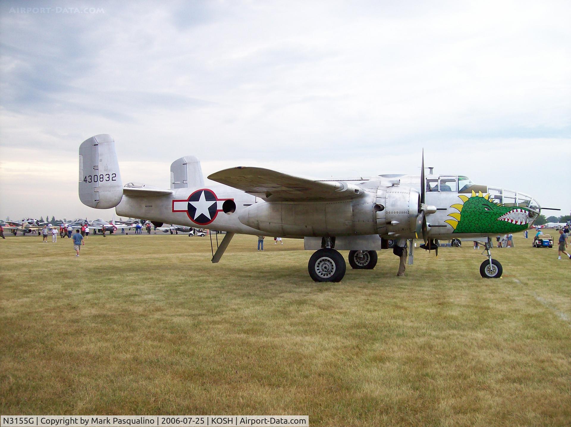 N3155G, North American TB-25N Mitchell C/N 108-34107, North American TB-25N