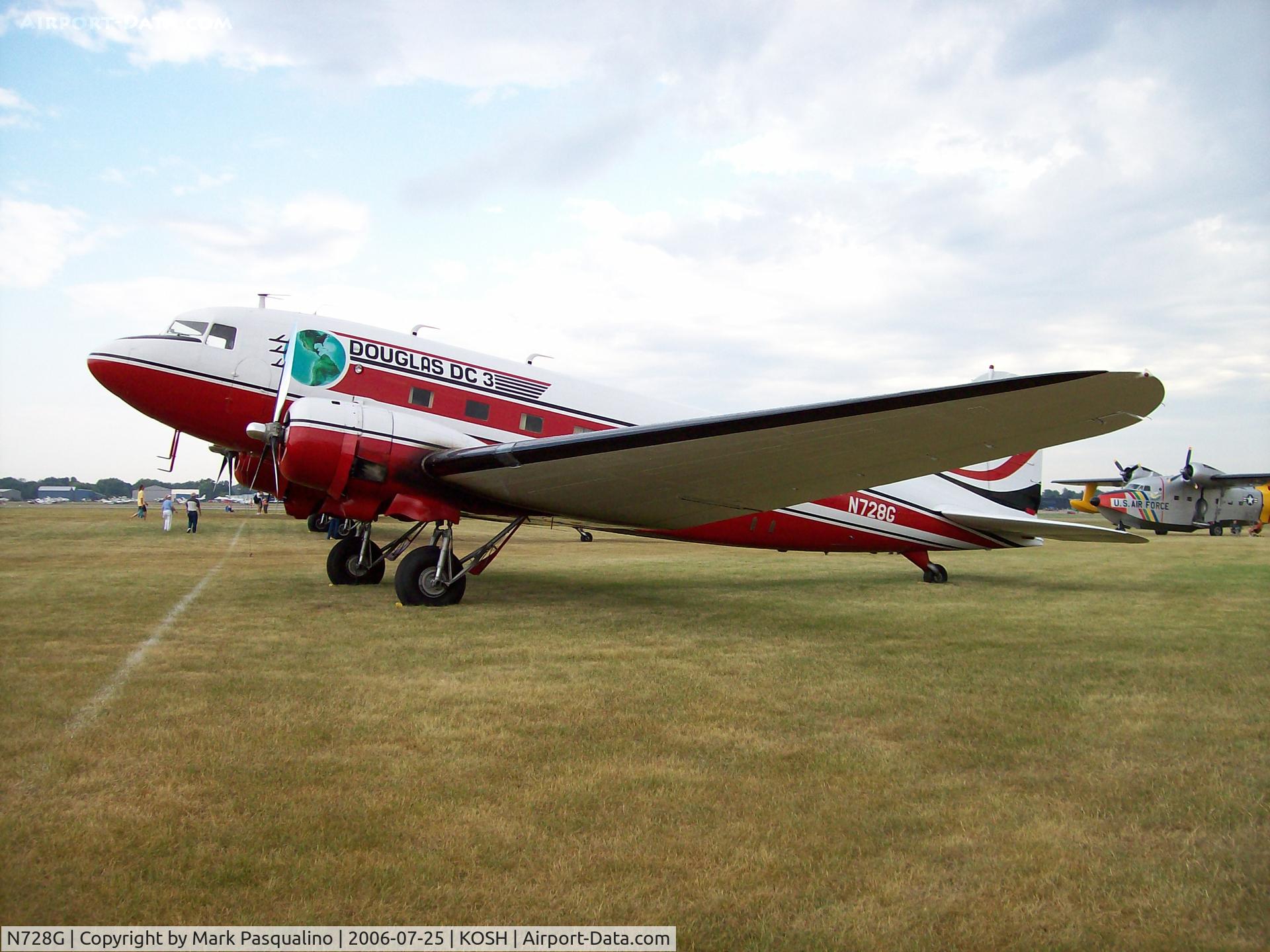 N728G, 1942 Douglas DC-3C (C-47-DL) C/N 4359, DC-3