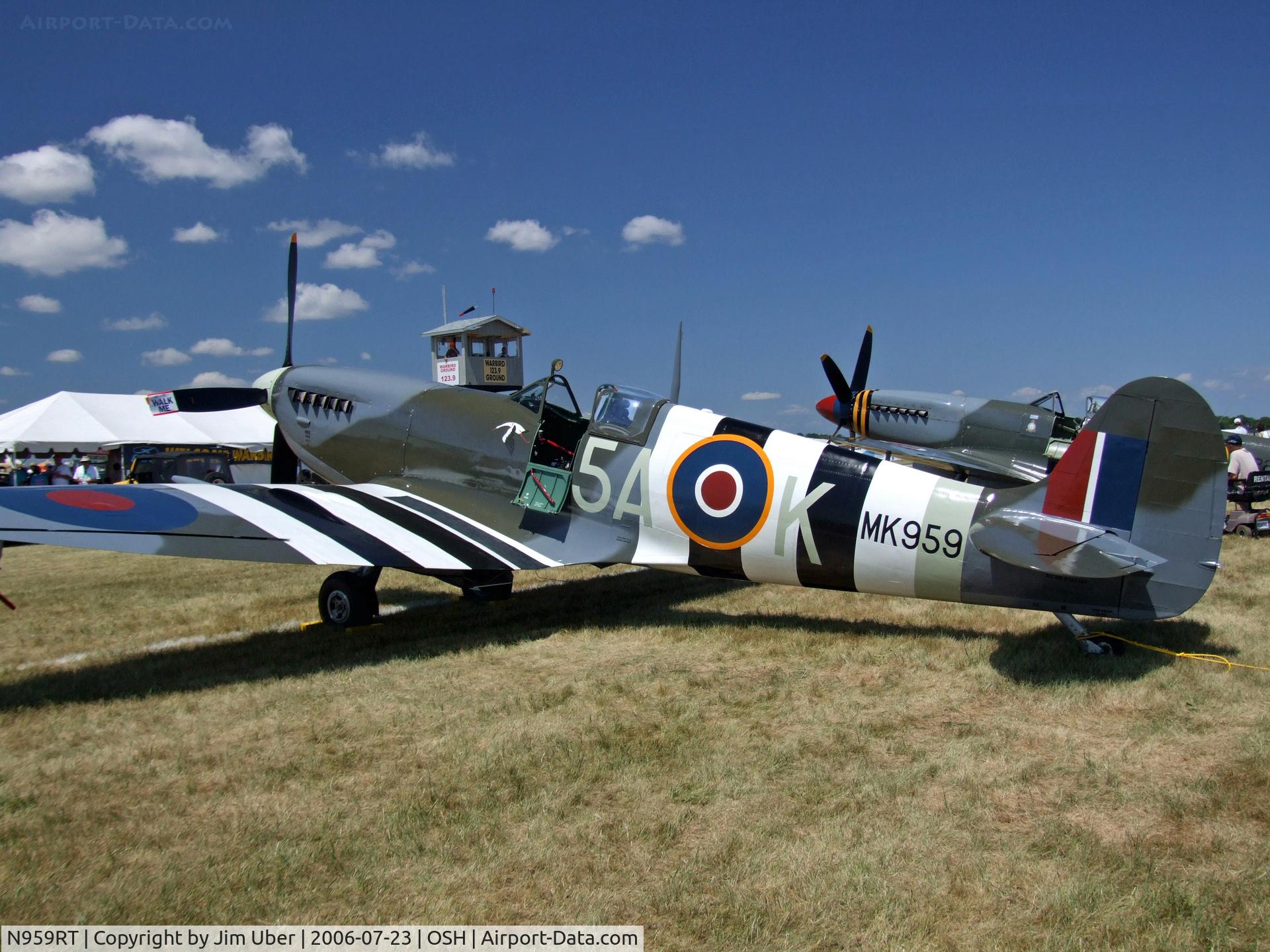 N959RT, 1944 Supermarine 361 Spitfire IXc C/N CBAF.8125, another view of the Spitfire