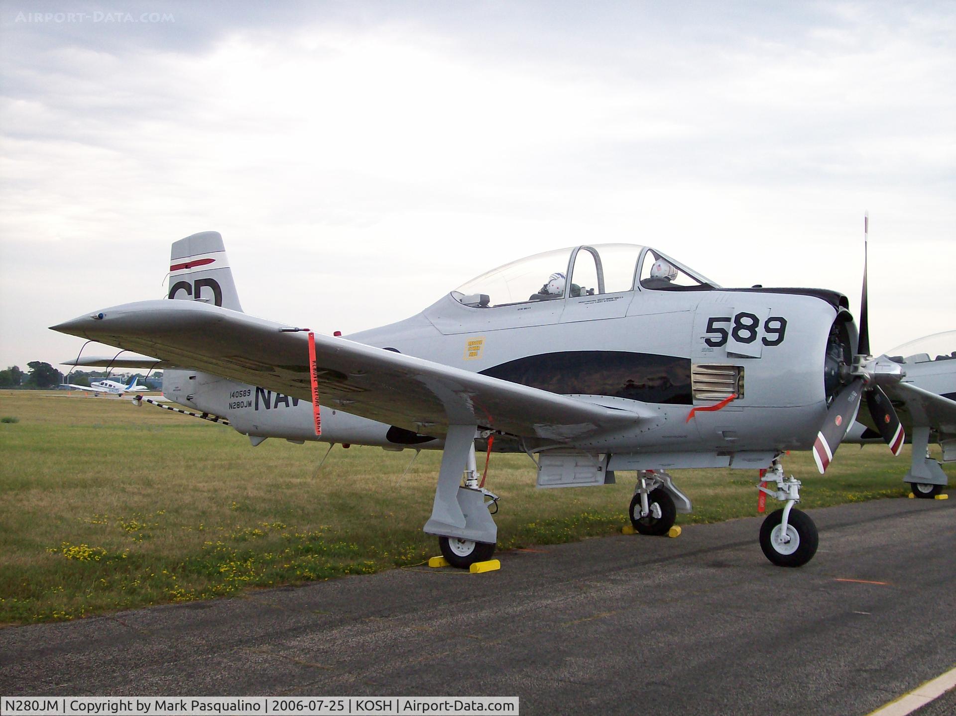 N280JM, North American T-28C Trojan Trojan C/N 226-166, North American T-28C