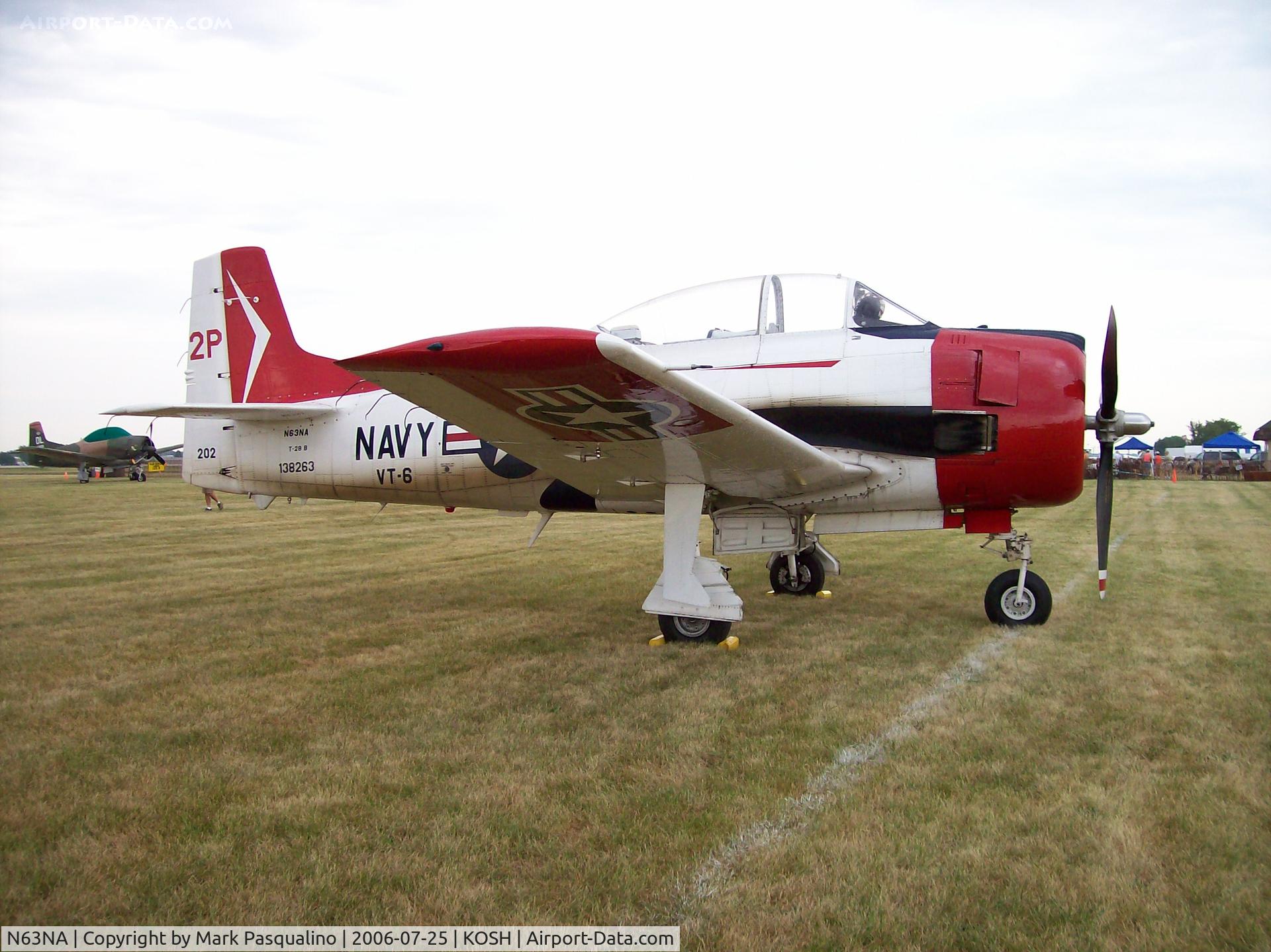 N63NA, 1955 North American T-28B C/N 138263, North American T-28B