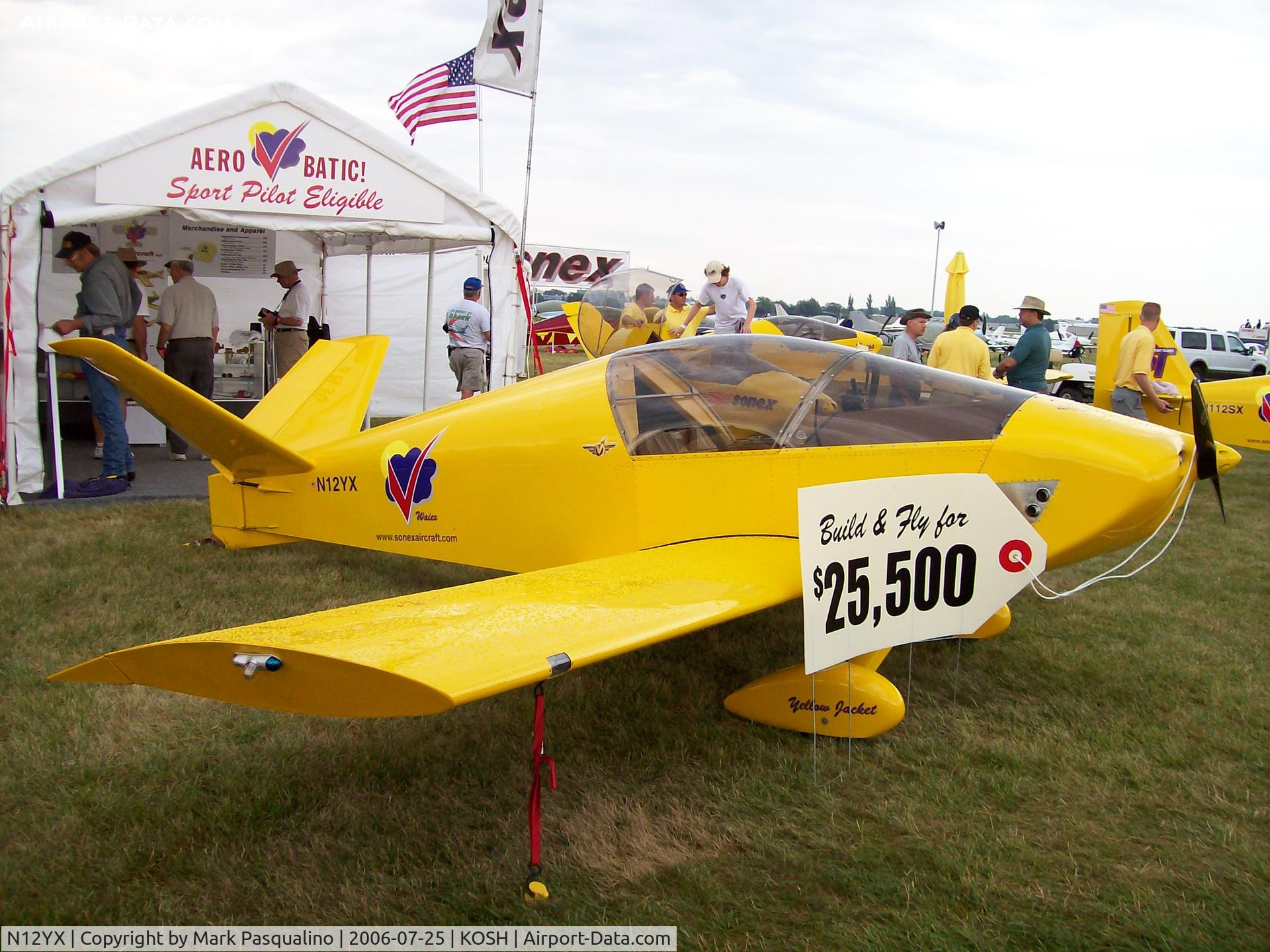 N12YX, 2003 Sonex Waiex C/N W0001, Sonex