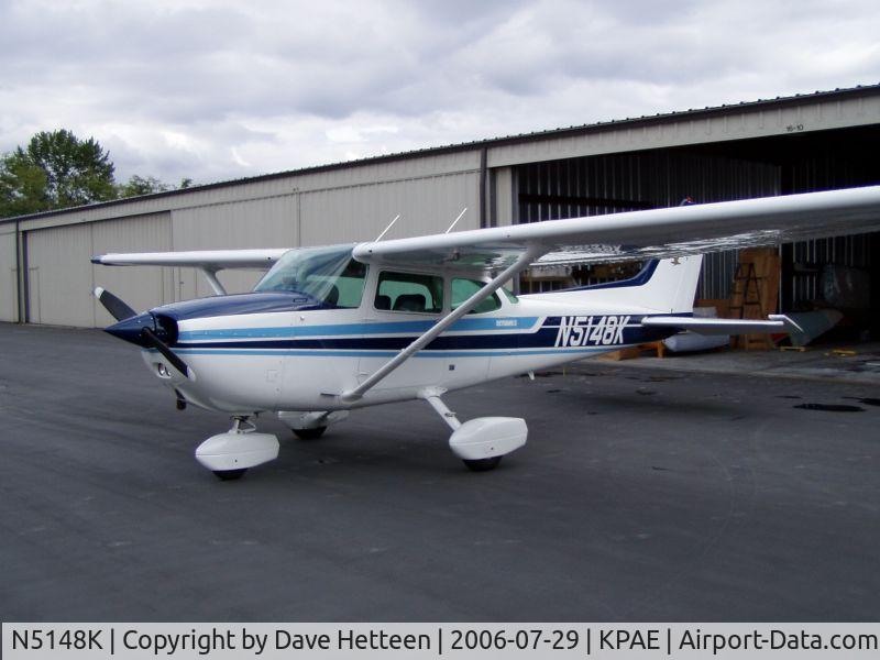N5148K, 1980 Cessna 172N C/N 17273988, 1980 Cessna 172N at Paine Field in Everett, WA