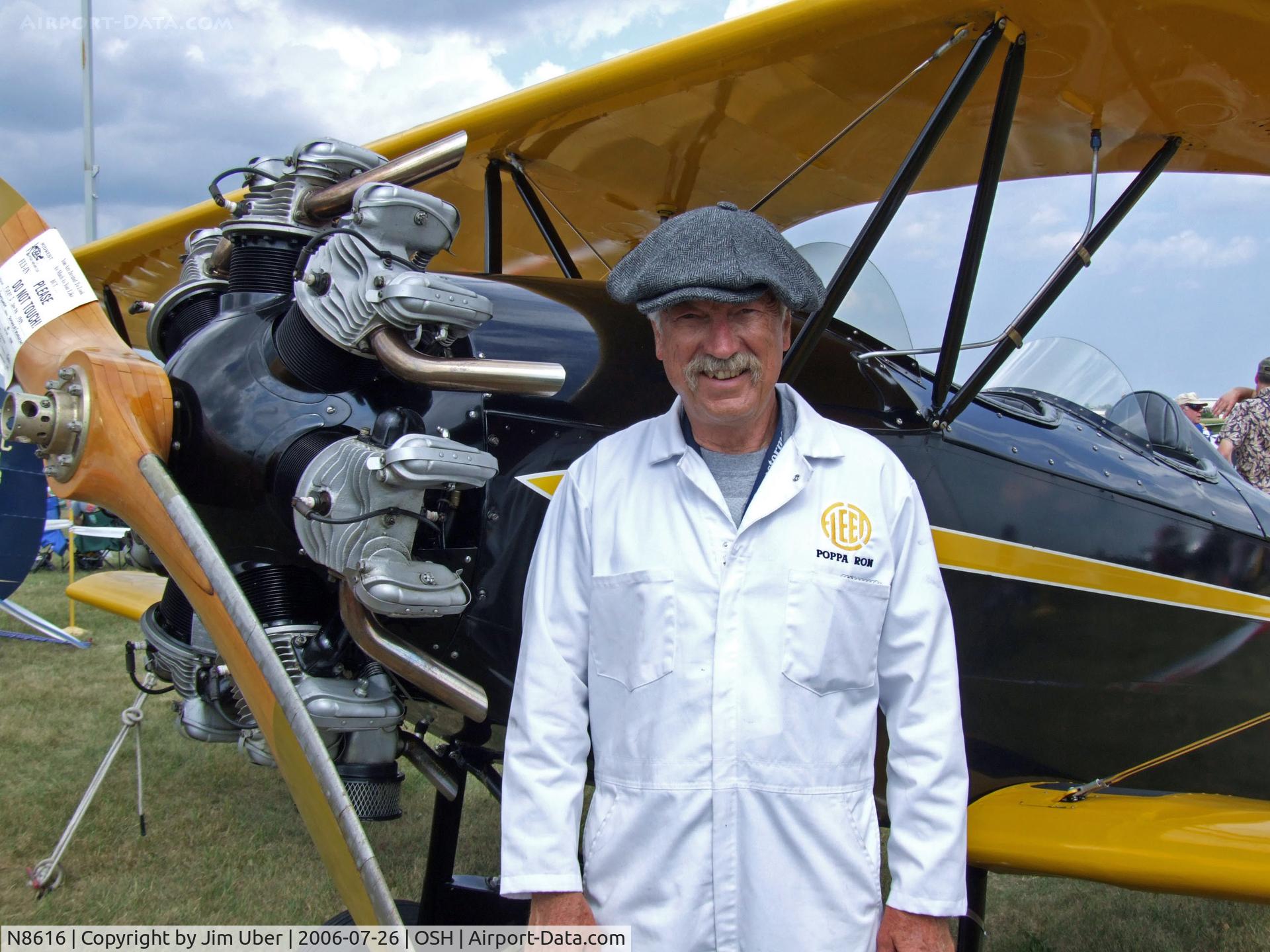 N8616, 1929 Fleet Model 1 C/N 28, Ron was happy to bring the old girl in from Sonoma, CA