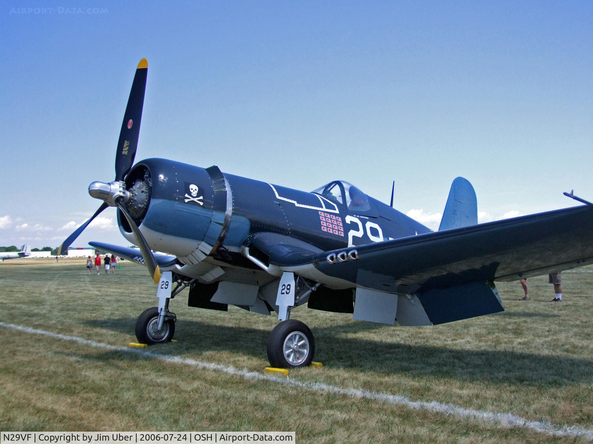 N29VF, 1945 Goodyear FG-1D Corsair C/N 3997, FG-1D in the Warbird area at Airventure 2006