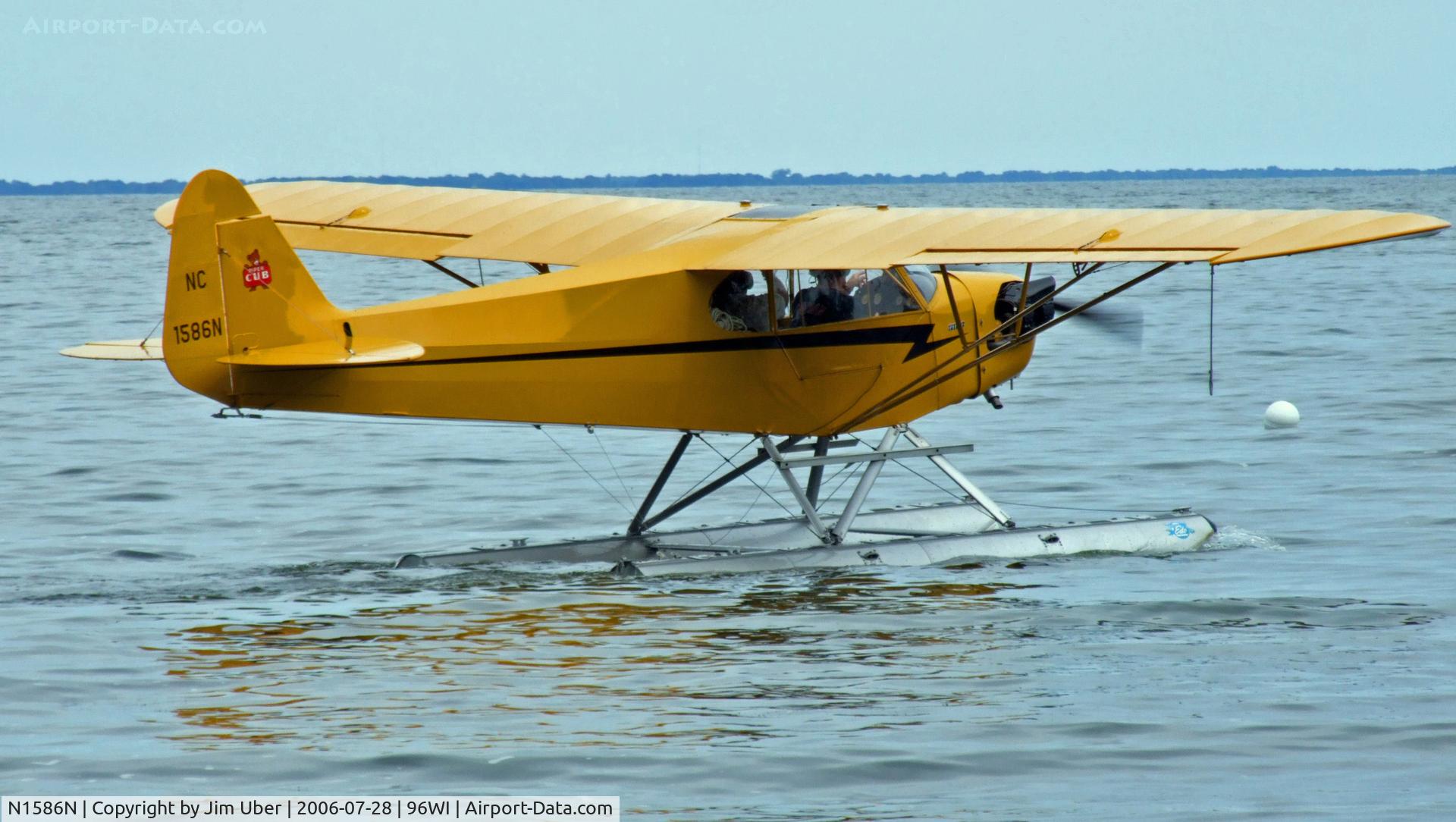 N1586N, 1947 Piper J3C-65 Cub Cub C/N 23118, Taxiing out from 