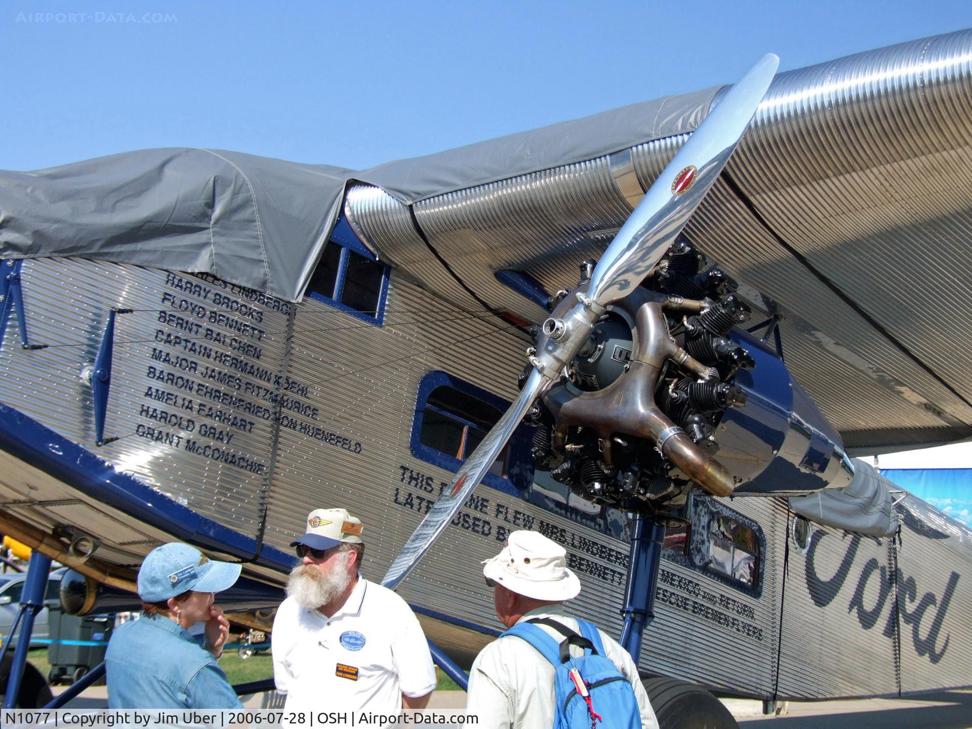 N1077, 1927 Ford 4-AT-B Tri-Motor C/N 10, Better view of 
