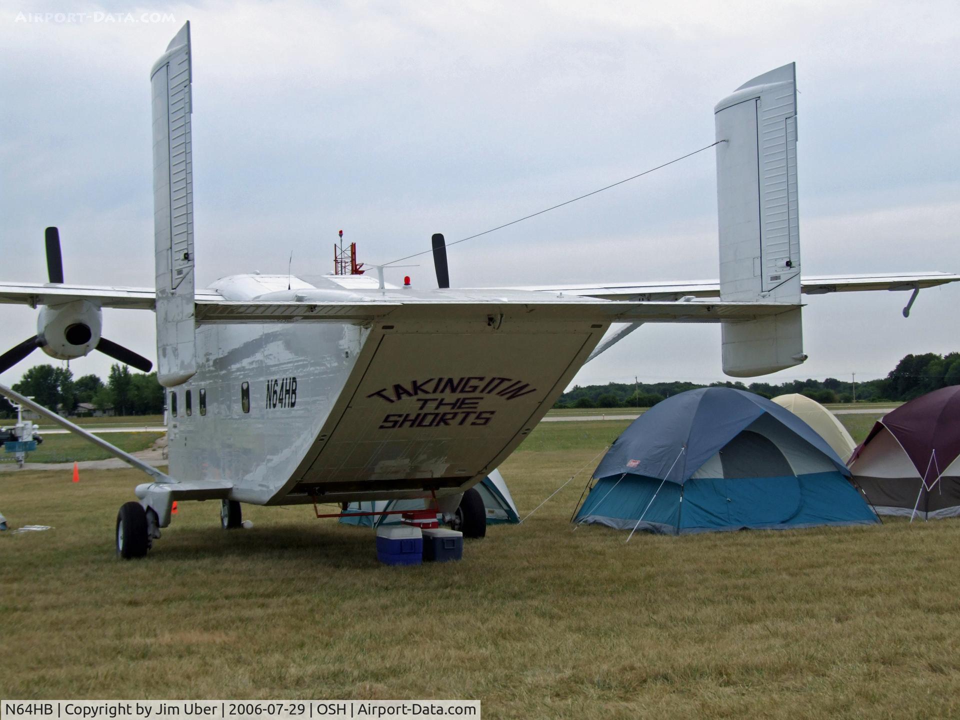N64HB, 1968 Short SC-7 Skyvan 3 C/N SH.1847, You can see 