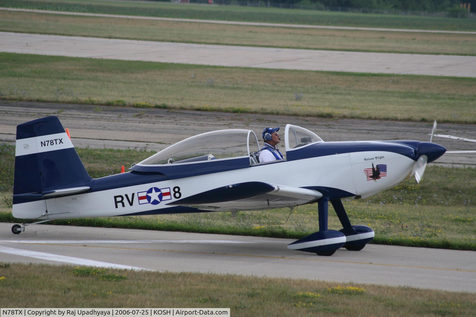 N78TX, 2001 Vans RV-8 C/N 80796, N78TX at Airventure 2006