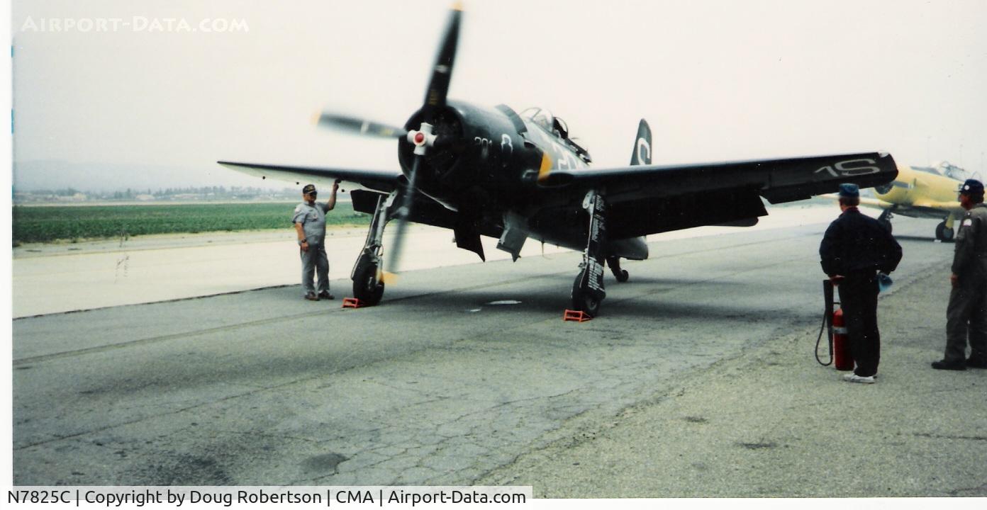N7825C, 1948 Grumman F8F-2 (G58) Bearcat C/N D.1227, 1949 Grumman F8F-2 BEARCAT, P&W R-2800-34W Double Wasp 2,100 Hp, engine start
