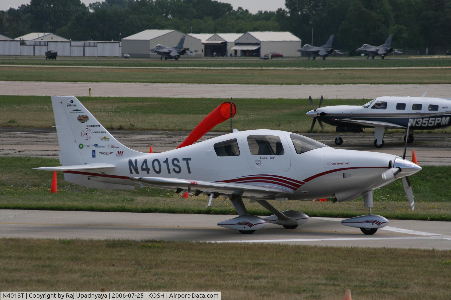 N401ST, 2006 Columbia Aircraft Mfg LC-41-550FG Columbia 400 C/N 41624, N401ST at Airventure 2006 (Sean D. Tucker's Columbia 400