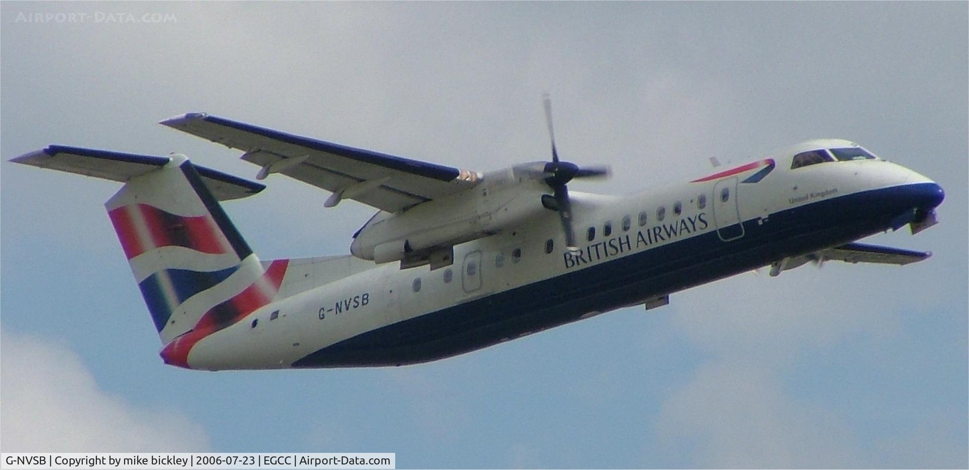 G-NVSB, 1998 De Havilland Canada DHC-8-311 Dash 8 C/N 517, LAUNCH