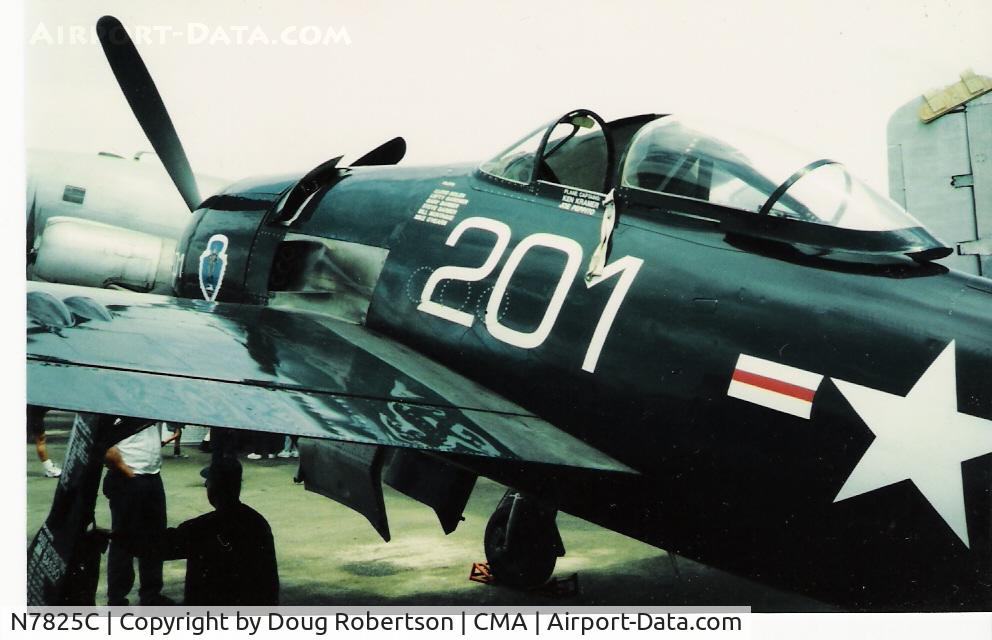 N7825C, 1948 Grumman F8F-2 (G58) Bearcat C/N D.1227, 1949 Grumman F8F-2 BEARCAT, Open house