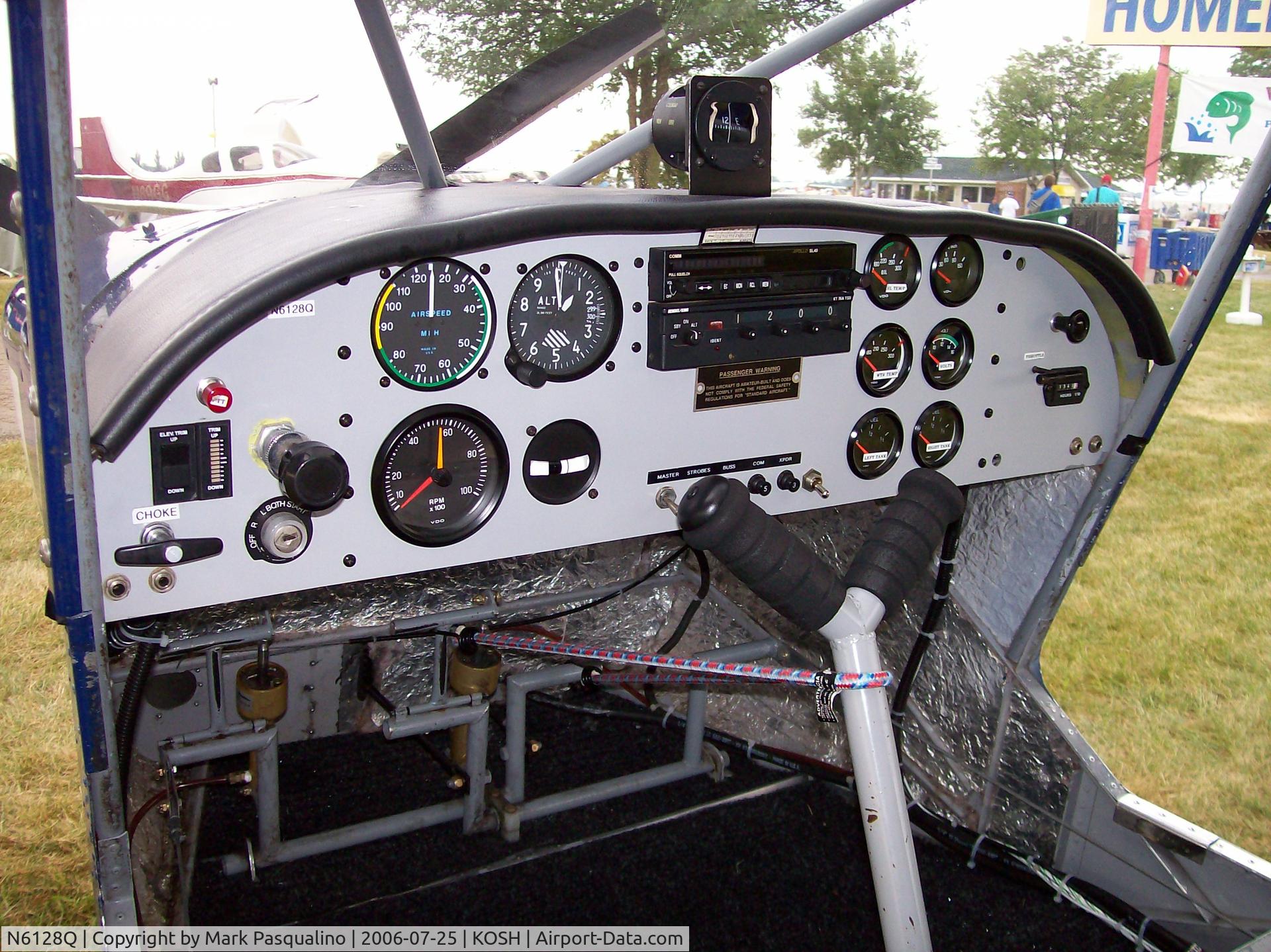 N6128Q, 1998 Zenair STOL CH-701 C/N 7-3707, CH-701