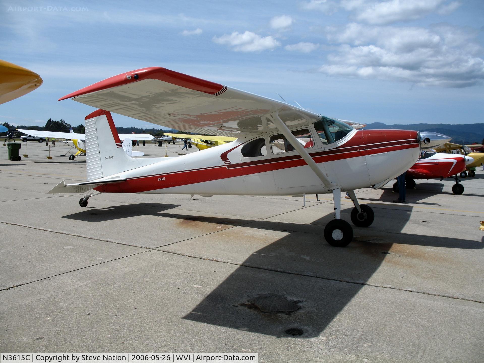 N3615C, 1954 Cessna 180 C/N 31113, 1954 Cessna 180 @ Watsonville Municipal Airport, CA