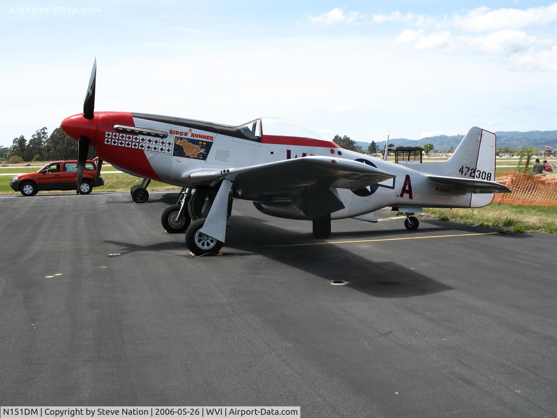 N151DM, 1944 North American F-51D Mustang C/N 44-13250, P-51D 44-13250 as 