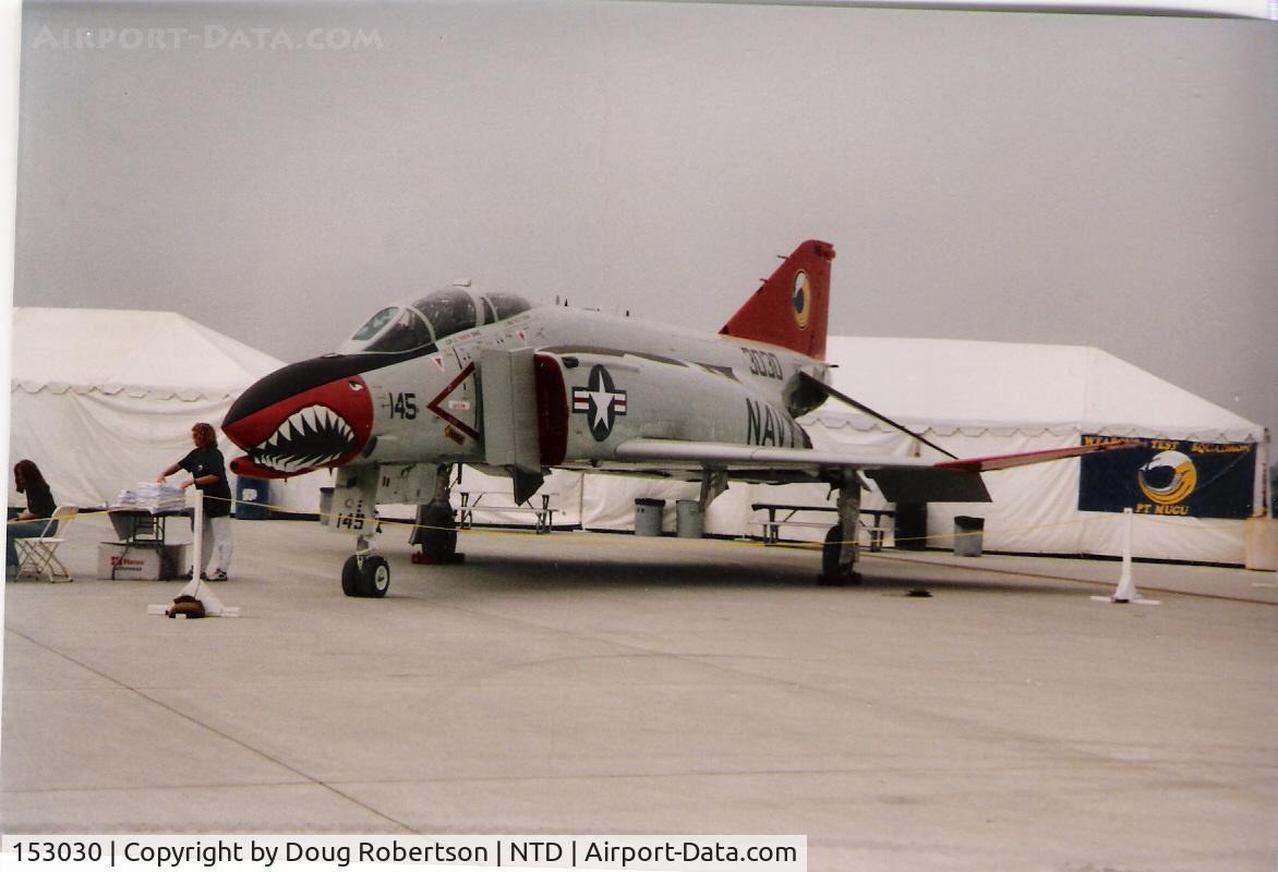 153030, McDonnell F-4N Phantom II C/N 1557, USN McDonnell-Douglas F-4J Phantom of Weapons Test Squadron at NTD