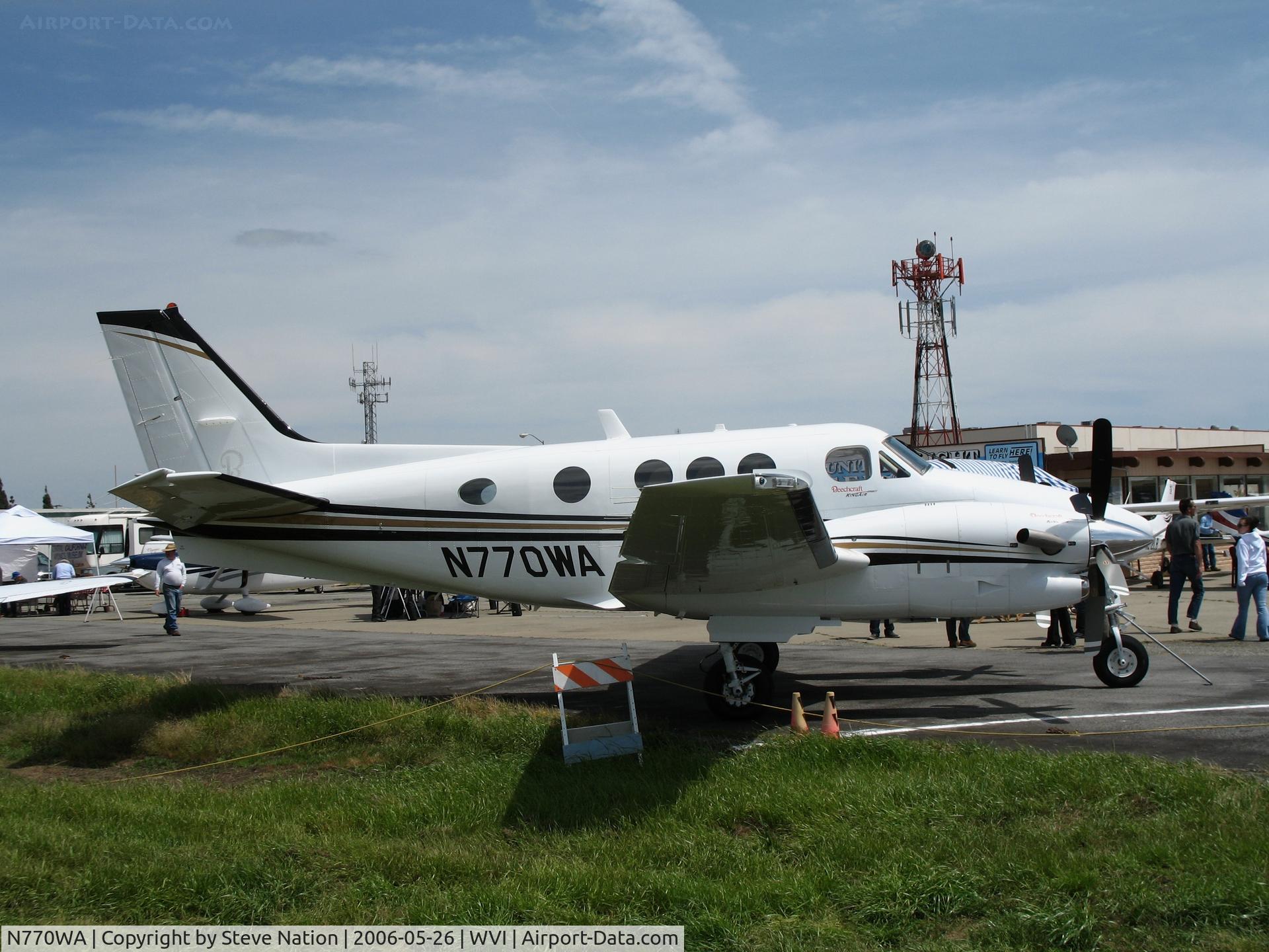 N770WA, Raytheon C90GT King Air C/N LJ-1770, Raytheon (demo) 2006 King Air C90GT @ Watsonville Municipal Airport, CA