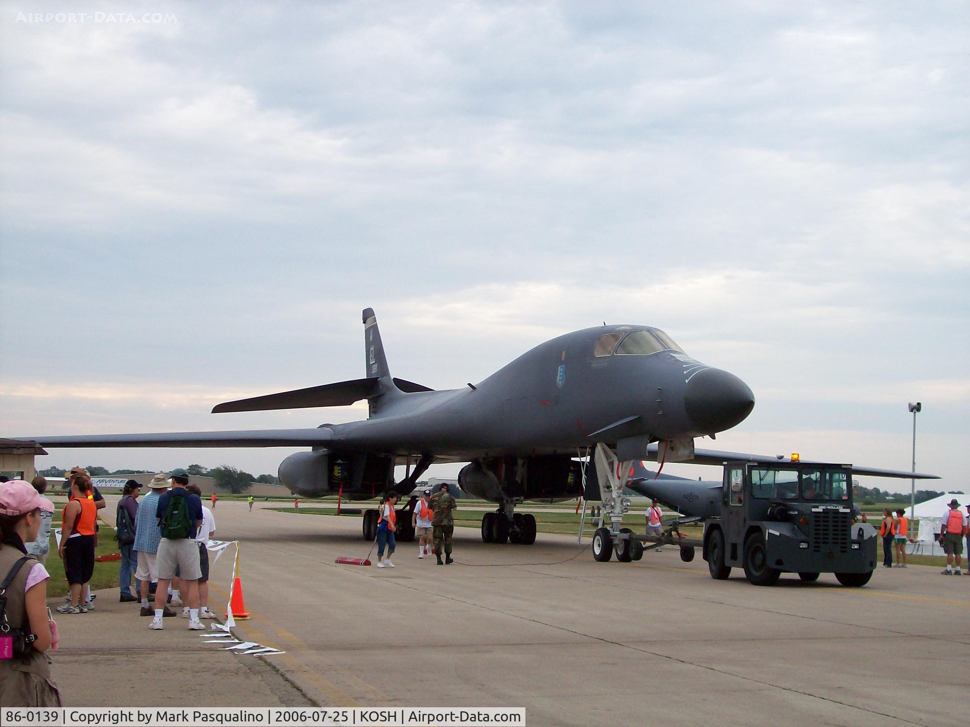 86-0139, 1986 Rockwell B-1B Lancer C/N 99, B-1