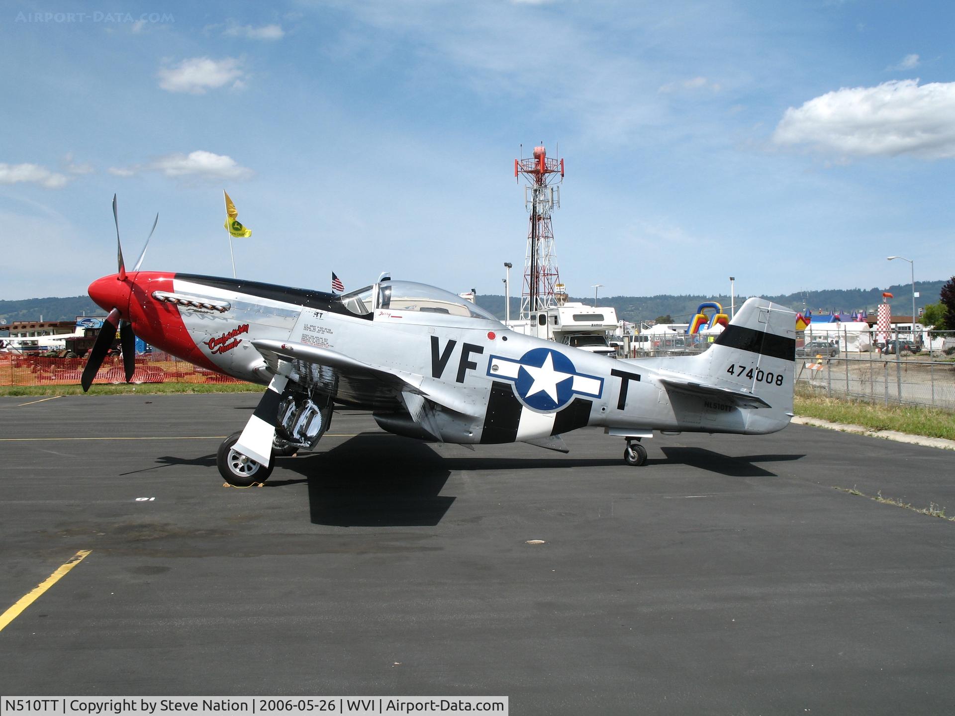 N510TT, 1944 North American F-51D Mustang C/N 44-74008, T & T Trucking P-51D 44-74008 