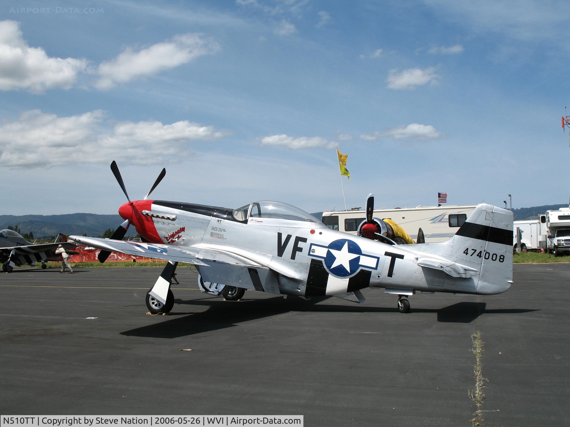 N510TT, 1944 North American F-51D Mustang C/N 44-74008, T & T Trucking P-51D 44-74008 
