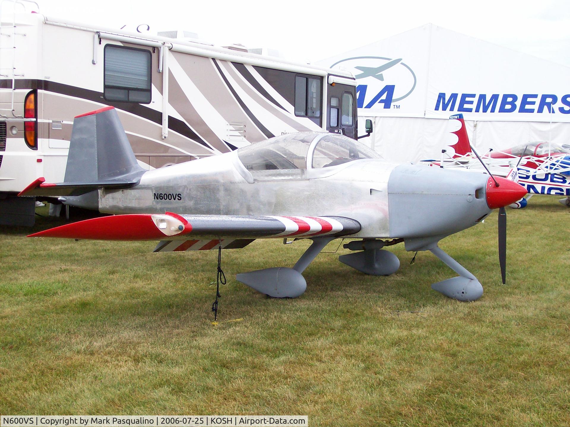 N600VS, 2006 Vans RV-6A C/N W006, RV-6A