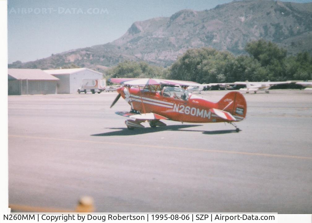 N260MM, 1990 Christen Pitts S-2B Special C/N 5186, 1990 Christen PITTS S-2B, Lycoming AEIO-540, taxi to Runway 22