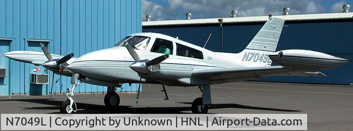 N7049L, 1966 Cessna 310K C/N 310K0149, This airplane crashed in Hawaii October 2004