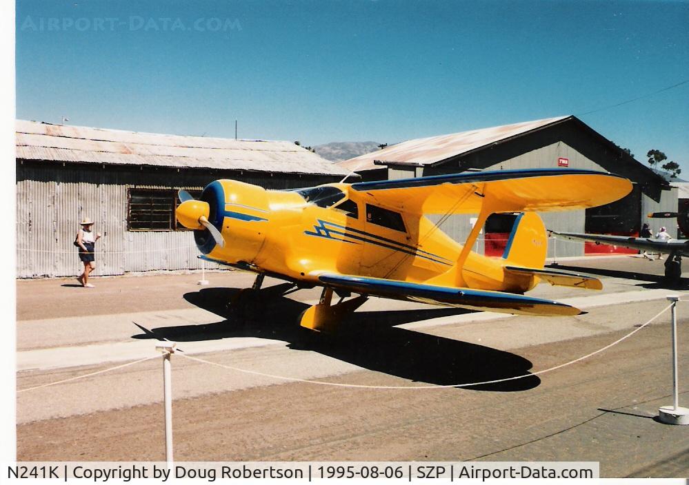 N241K, 1939 Beech D17S Staggerwing C/N 287, 1939 Beech D17S STAGGERWING, P&W R-985 Wasp Junior 450 Hp