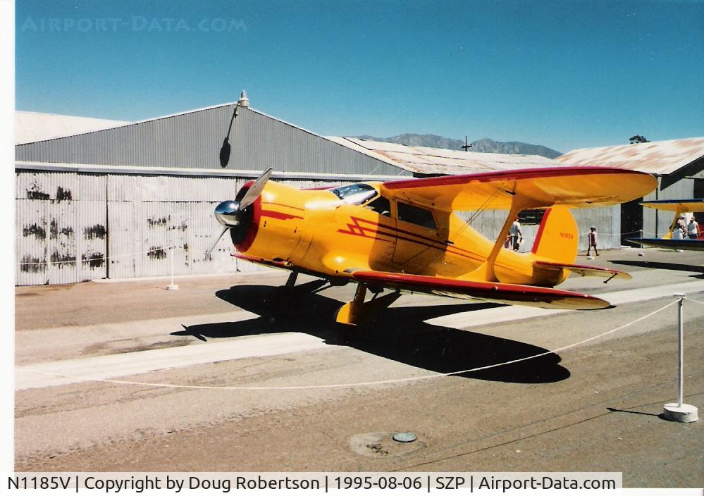 N1185V, 1944 Beech D17S Staggerwing C/N 6746, 1944 Beech D17S STAGGERWING, P&W R-985 Wasp Junior 450 Hp