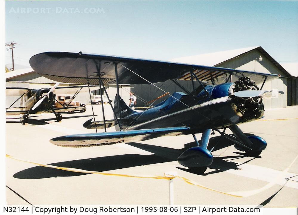 N32144, 1941 Waco UPF-7 C/N 5776, 1941 Waco UPF-7, Continental W670 220 Hp, tandem two place, Restricted class