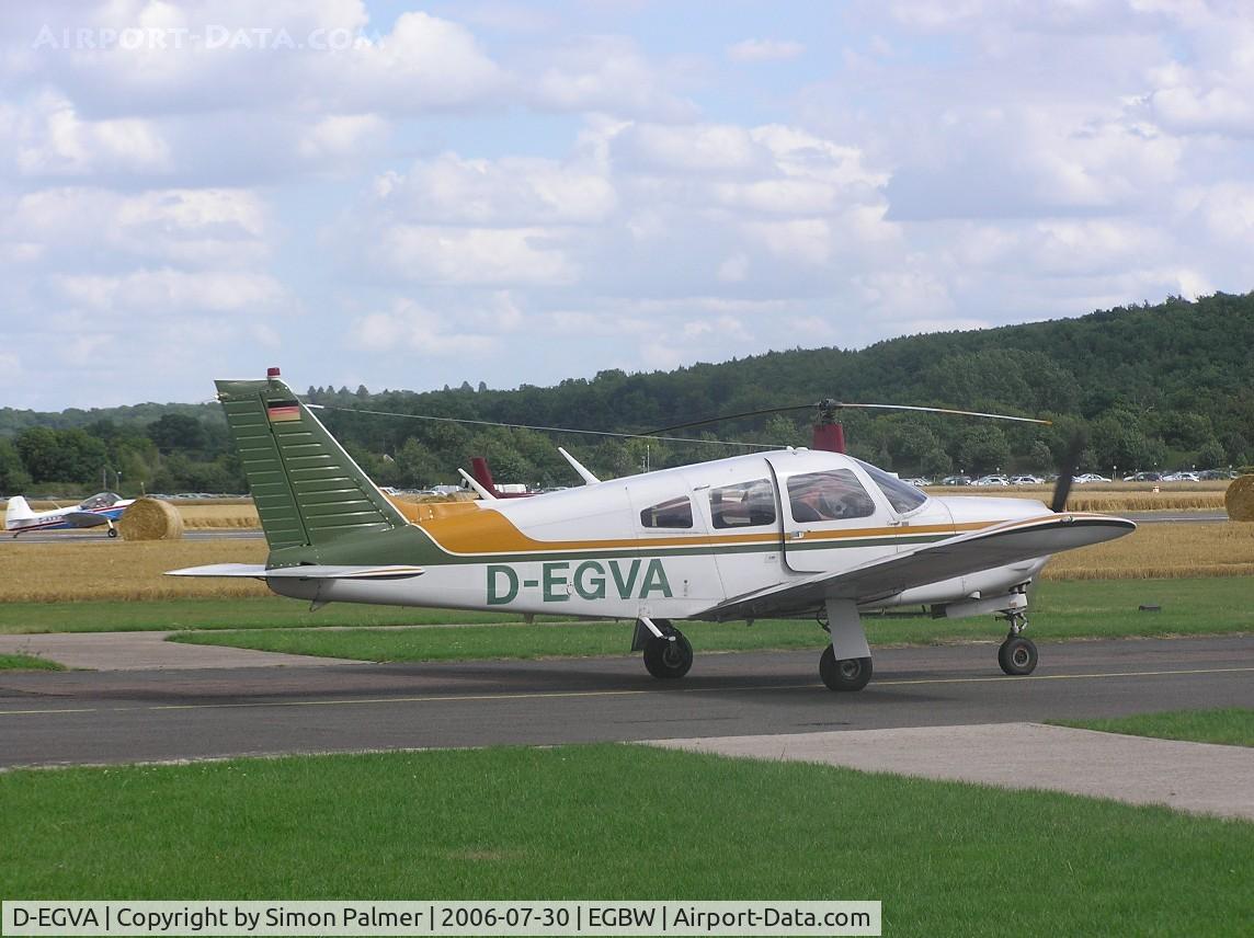 D-EGVA, 1976 Piper PA-28R-200 Cherokee Arrow II C/N 28R-7635229, Cherokee Arrow at Wellesbourne