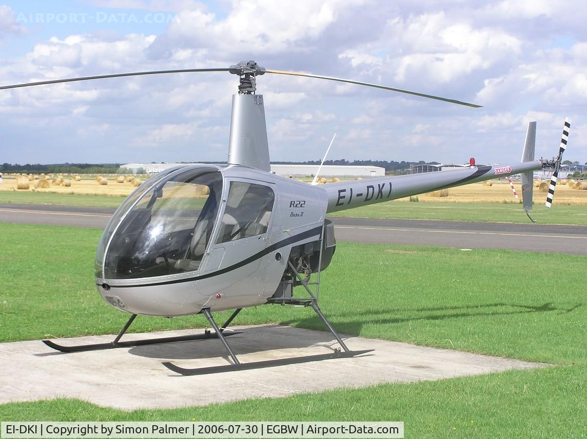 EI-DKI, Robinson R22 Beta C/N 3882, Robinson R-22 at Wellesbourne