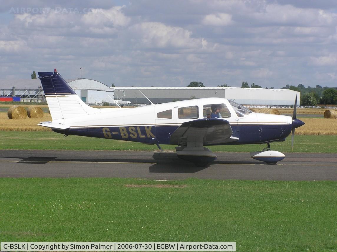 G-BSLK, 1979 Piper PA-28-161 Cherokee Warrior II C/N 28-7916018, PA-28