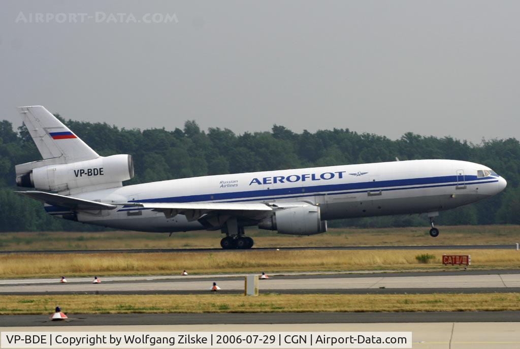 VP-BDE, 1979 McDonnell Douglas DC-10-40 C/N 47823, t/o