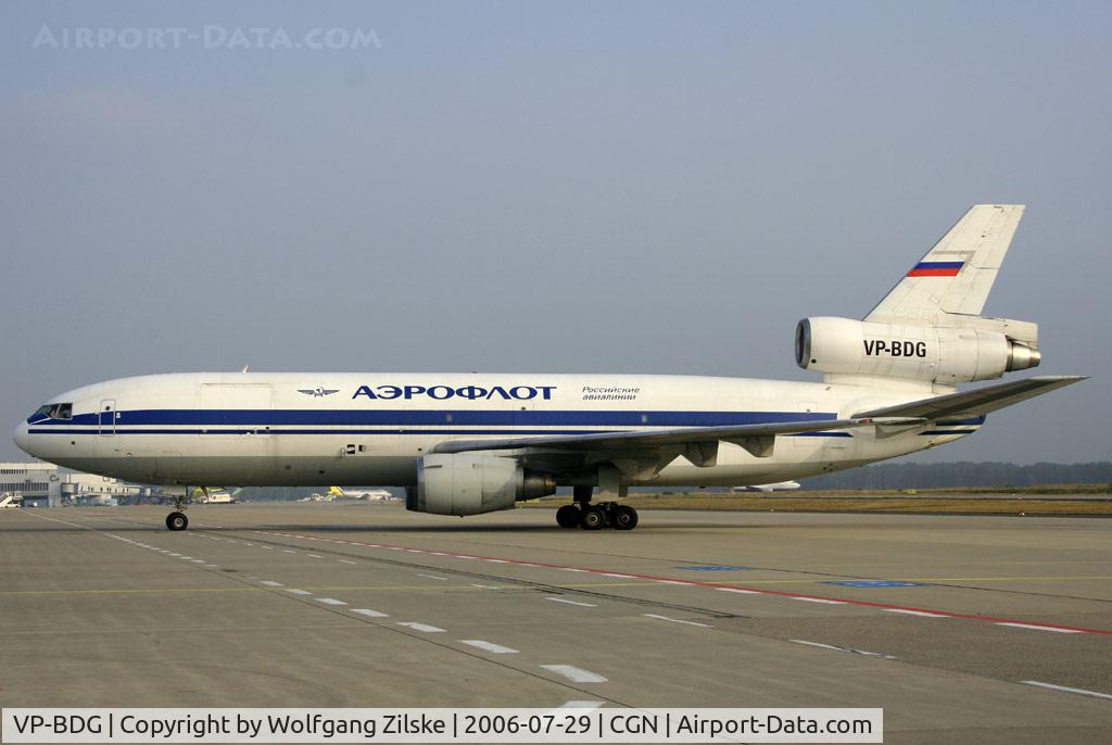 VP-BDG, 1976 Douglas DC-10-40F C/N 46661, freighter