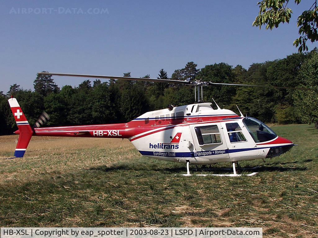 HB-XSL, 1974 Bell 206B JetRanger II C/N 1516, departing soon for a passengerflight