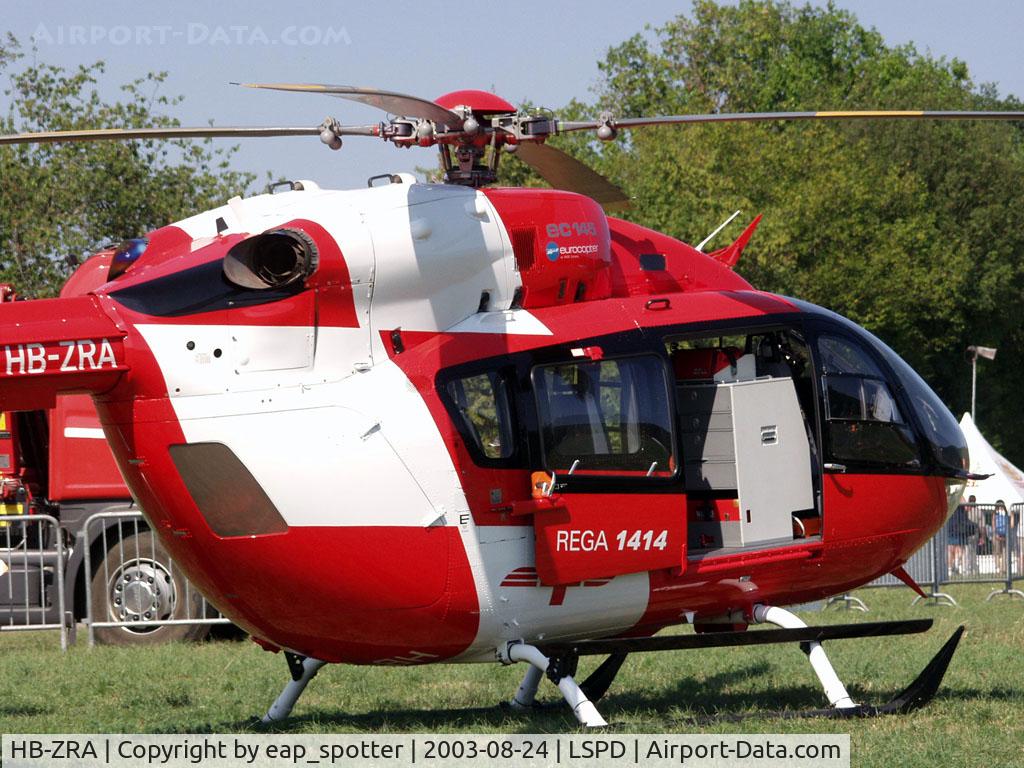 HB-ZRA, 2002 Eurocopter-Kawasaki EC-145 (BK-117C-2) C/N 9026, at airdisplay 2003 Dittingen