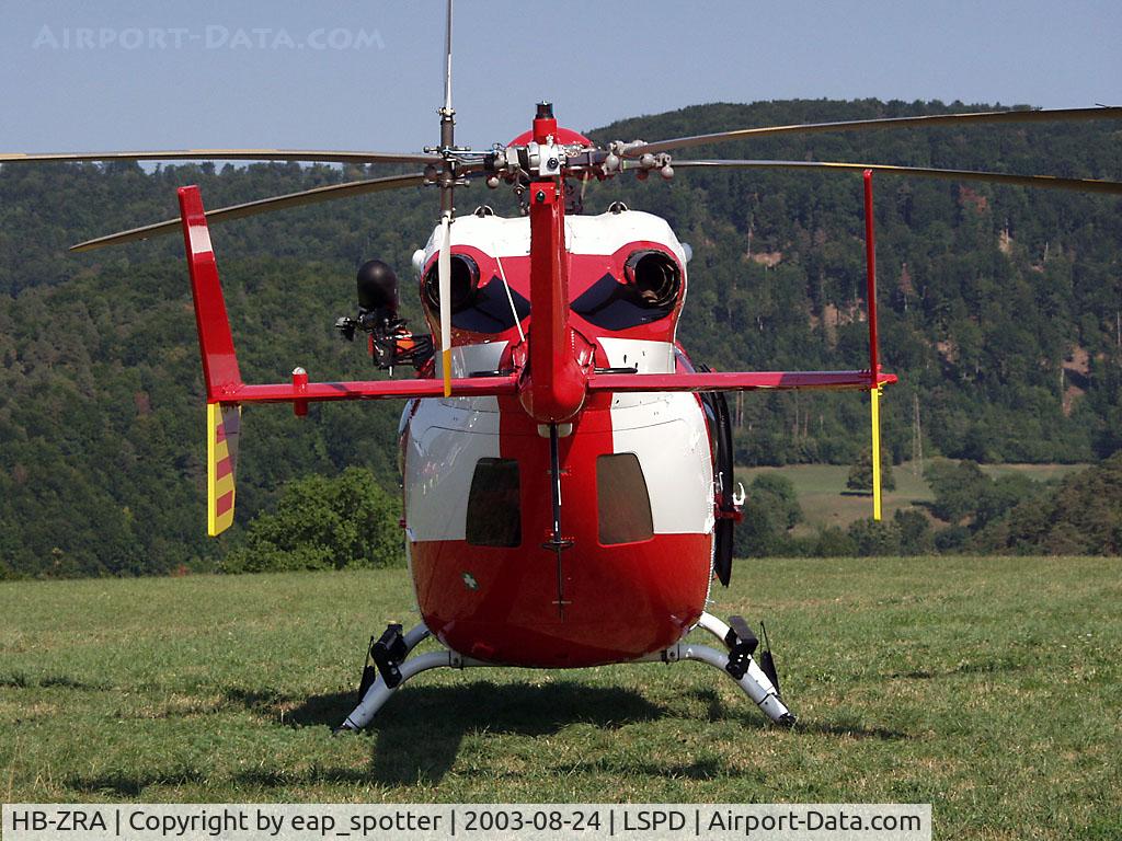 HB-ZRA, 2002 Eurocopter-Kawasaki EC-145 (BK-117C-2) C/N 9026, at airdisplay 2003 Dittingen