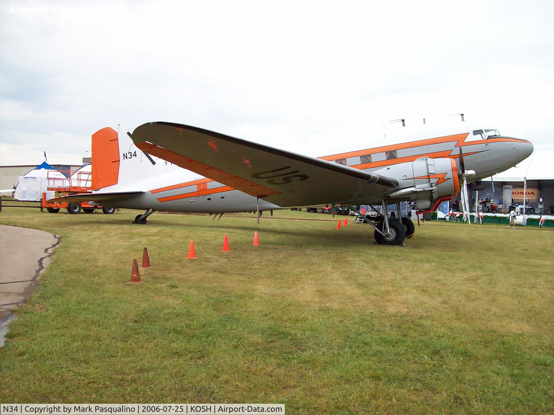 N34, 1945 Douglas R4D-7 C/N 33359, DC-3